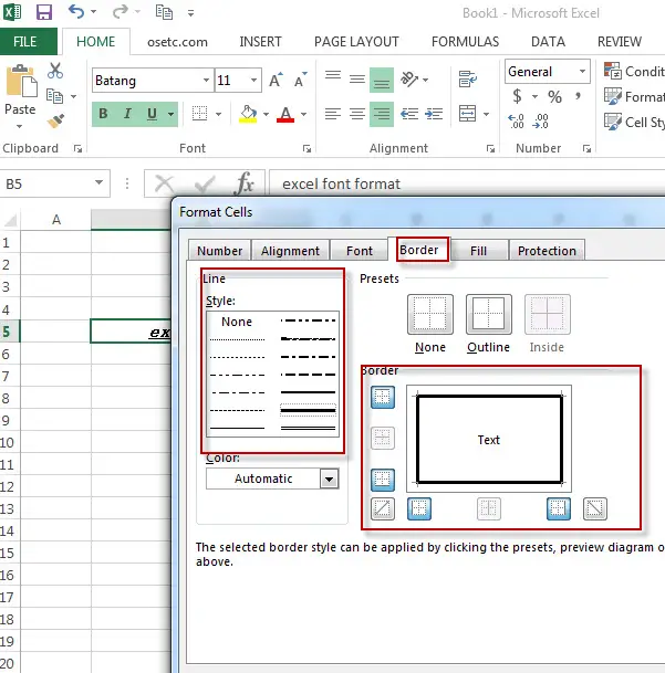 excel border1