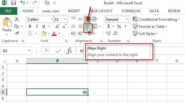 excel cell alignment5