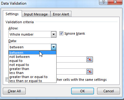 excel data validation 8