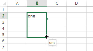 excel fill range drag