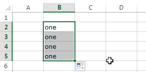 excel fill range result