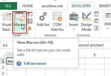 Create a VBA Module 