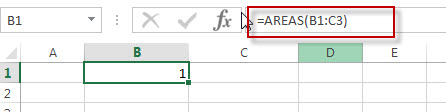 excel areas function example1