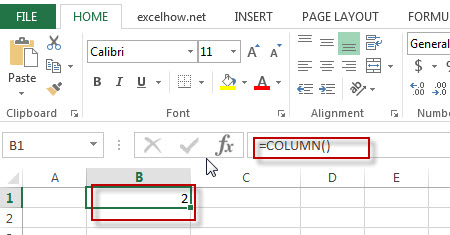 excel columns function example1