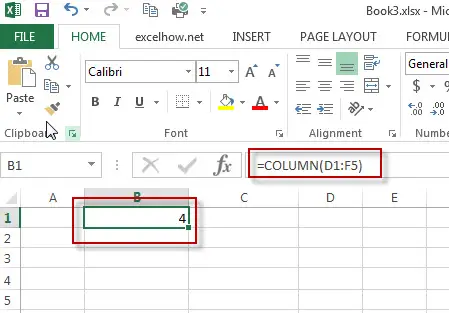 excel columns function example2