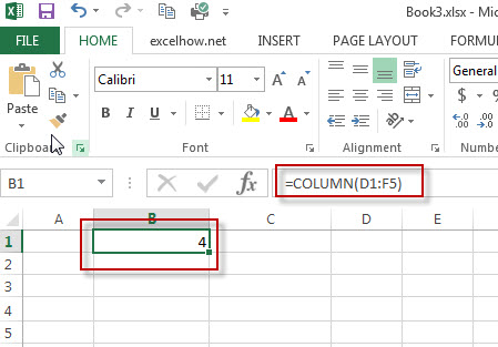 excel columns function example2