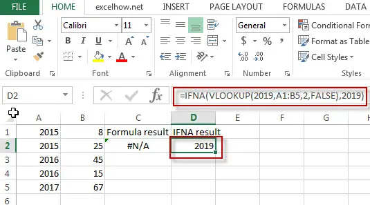 excel ifna function example1