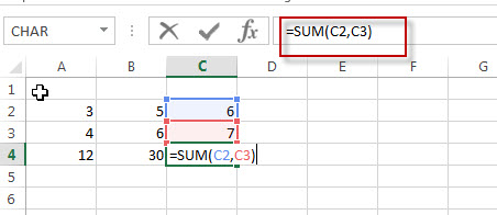 excel insert function