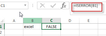 excel iserror function example1