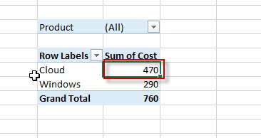 excel pivot table data set 9