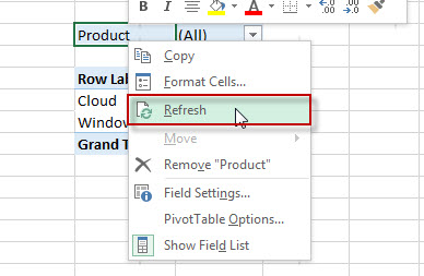 excel pivot table data set 9