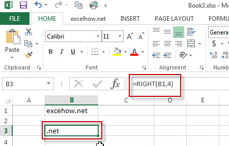 excel right function example1