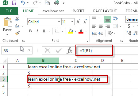 excel t function example1