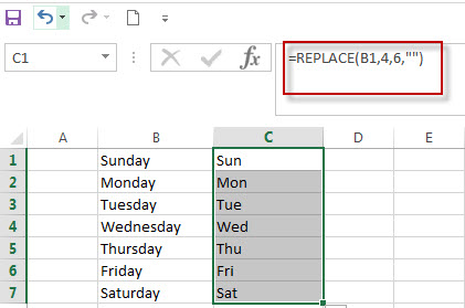 excel text function replace question1