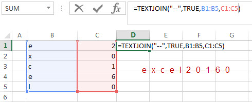 excel textjoin function example3