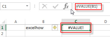 excel value function example2