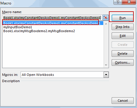 excel constant example2