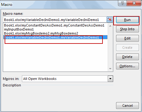 excel variable declaration example2