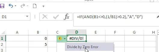 Excel formula using IF AND function3