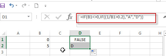 Excel IF formula with AND logical function