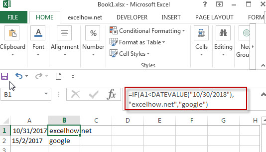 The Generic IF formula with Greater than operator4