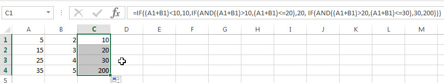 excel nested if example6_1