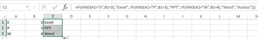 excel nested if example8_1