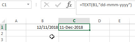 Convert Date to Text with Text Function1