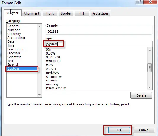 Convert date to month and year with Text Function2