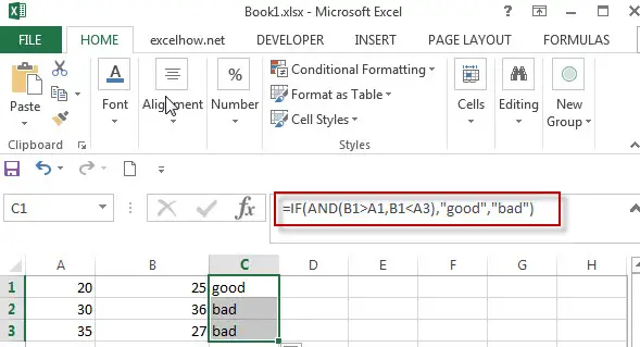Excel IF Function Examples For Numbers1