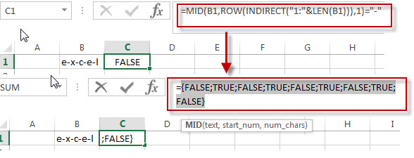 Get the position Using Excel Formula 1