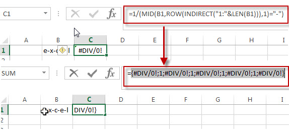 Get the position Using Excel Formula 1