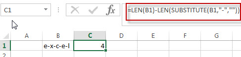 Get the position using Excel Formula7