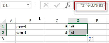 How to split text string into an Array with excel formula1