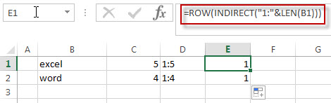 How to split text string into an Array with excel formula3