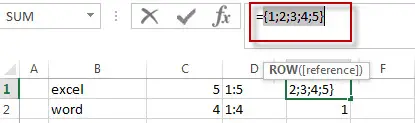 How to split text string into an Array with excel formula3