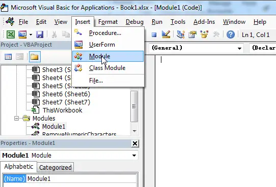 Remove non numeric characters with excel vba1