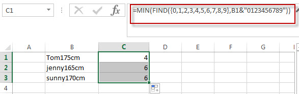 Split Text and Numbers in Excel1