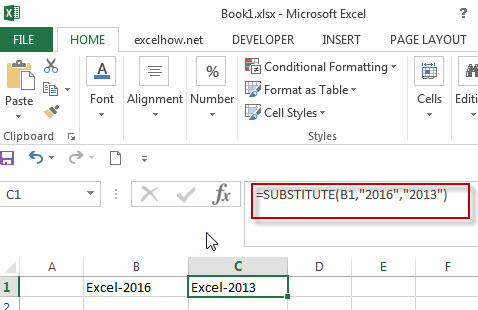 The difference between Replace function and Substitute function1