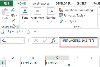 The difference between Replace function and Substitute function in Excel