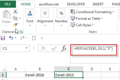 The difference between Replace function and Substitute function1