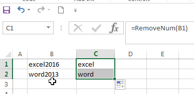 remove numeric characters from a cell3