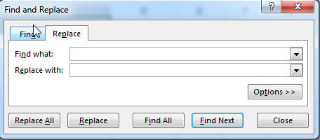 Remove text using Find Select command1