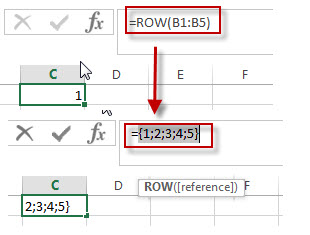 create an array of numbers4