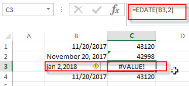 excel edate example3