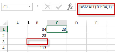 excel small function example1