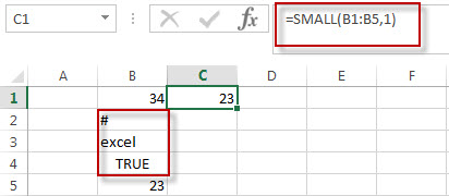 excel small function example1