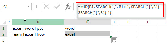 excel text between brackets1