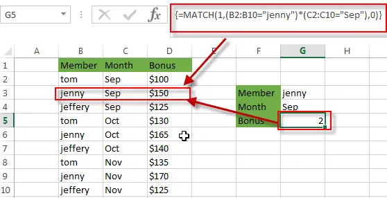 lookup value with multiple criteria1