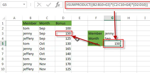 lookup value with multiple criteria4